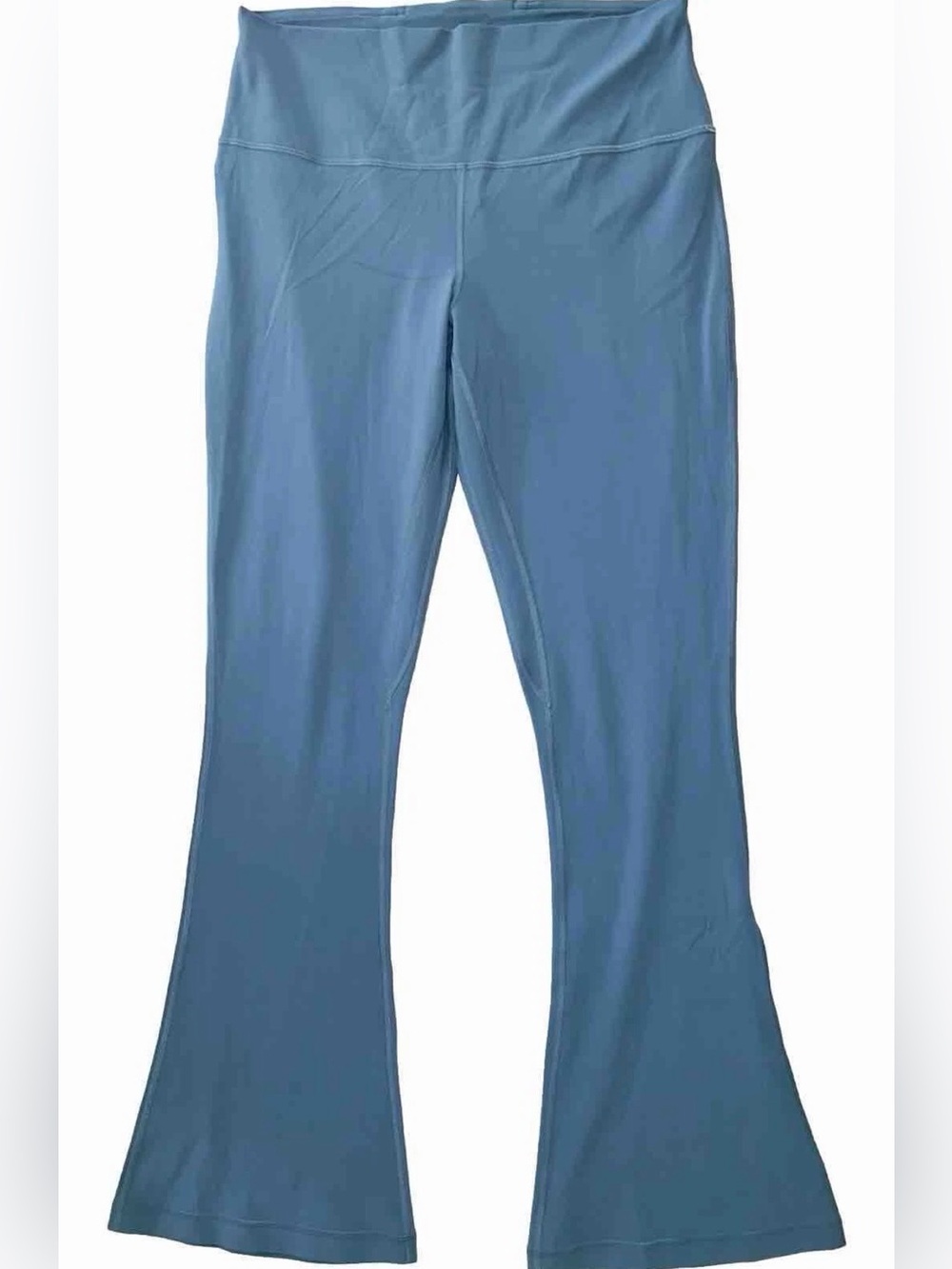 NWT LULULEMON SIZE 14 ALIGN HIGH RISE MINI FLARE*32”L UTILITY BLUE AUTHENTIC
